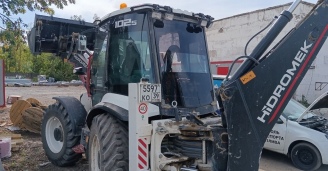 Пример Установка ГЛОНАСС/GPS на экскаватор-погрузчик Hidromek 102s – фото №2